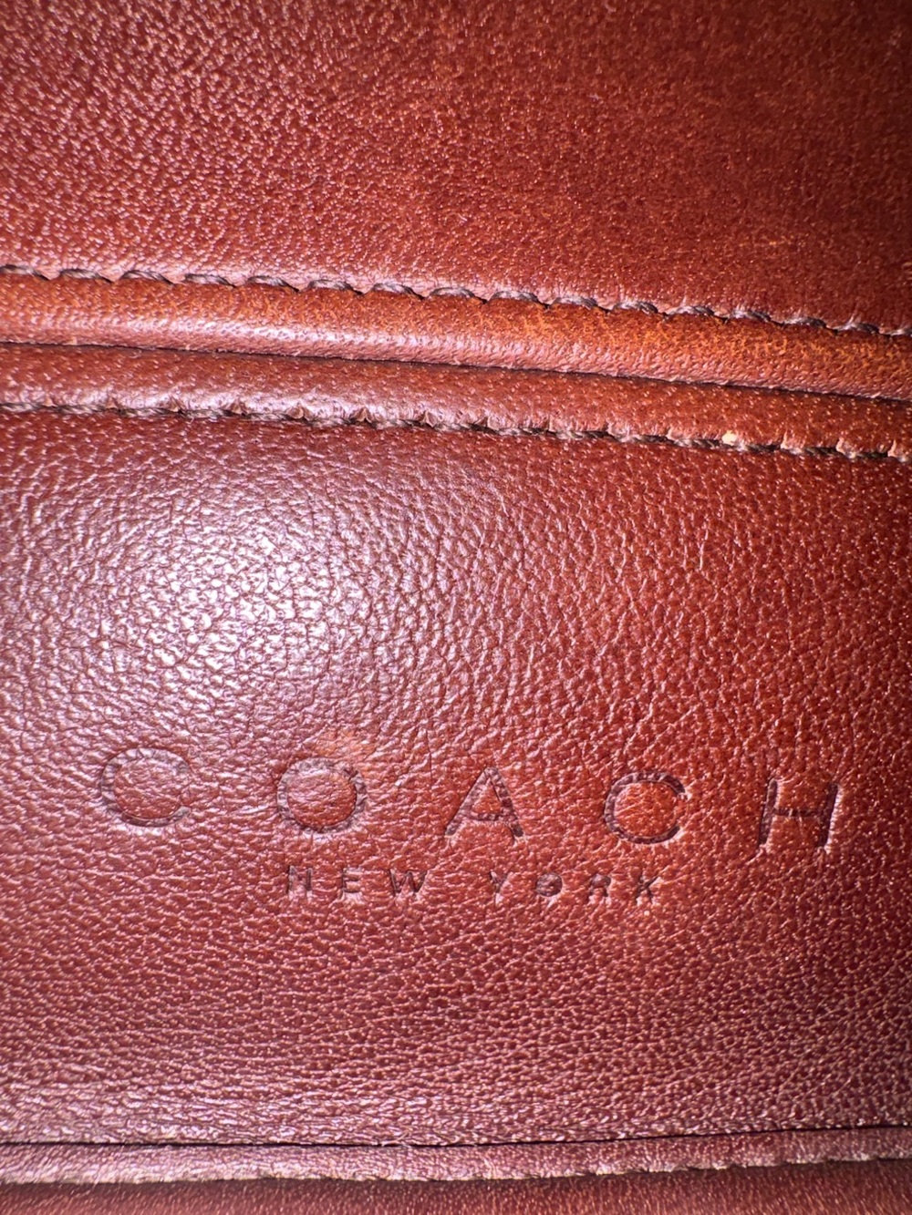 Coach Vintage 1998 Westport Mahogany Leather Bucket Bag USA 4241 - Picture 8 of 9